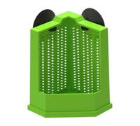Gecko Food Bowl, Reptile Tank Food Dish for Flat Reptiles for Reptiles, Corner Feed for Gecko Food Dish, Suction Cup for Reptile Bowl