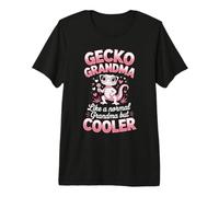 Gecko Grandma Like A Normal Grandma But Cooler Premium T-Shirt