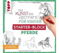 Gecko Keck Die Kunst des Zeichnens für Kinder Starter-Block - Pferde (Paperback)