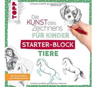 Gecko Keck Die Kunst des Zeichnens für Kinder Starter-Block - Tiere: (Hardback)