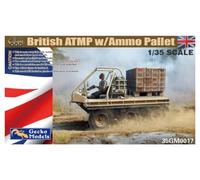 Gecko Models 35GM0017 British ATMP wAmmo Pallet Military Model Kit 1:35 Scale