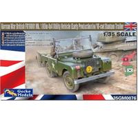 ゲッコーモデル(Gecko Models) Gekko Model GEC35GM0076 1/35 British FV18001 Mark I 4x4 Utility Vehicle Early Model w/10-cwt Trailer Korean War Plastic Model