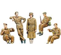 Gecko Models - WWII British Army Truck Driver Setmoquette Figurine WWII British Army Truck Driver Set 35gm0007| 1:35 Miniature Figure