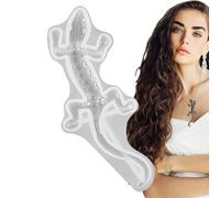 Gecko Resin Mold Silicone - Animal, Casting Form, Long Lasting, Modern Design Flexible DIY Craft Mold Tool | 3D Lizard Shape Maker for Epoxy Clay Decoration Jewelry Wall Art Crafting Use