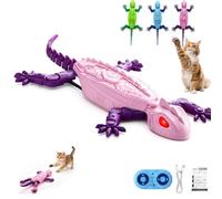 Gecko Rush Cat Toy that Climbs the Wall,Remote Control Wall Climbing Gecko Toy,Walls Climbing LizardToy for Cats,Stimulates Pet HuntingInstinct,Floor & WallCrawling,Interactive ElectronicToy For Cats