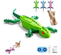 Gecko Rush Cat Toy that Climbs the Wall,Remote Control Wall Climbing Gecko Toy,Walls Climbing LizardToy for Cats,Stimulates Pet HuntingInstinct,Floor & WallCrawling,Interactive ElectronicToy For Cats