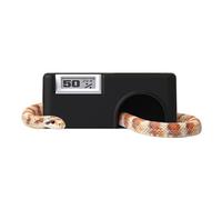 Gecko Shelter with Temperature and Humidity Sensor Terrarium Decor