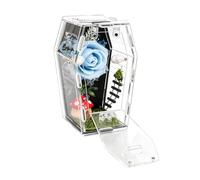 Gecko Terrarium - Small Transparent Breathable Acrylic Cage | Tank for Crested Gecko | for Pet Lizard Turtle Amphibians Spiders Beetles Rhino Playful Habitat Zoo
