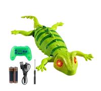 Gecko Wall Crawling Toy, 2-mode Remote Control Rechargeable Light Up, Robot Kids Toys Climbing Gecko, for Prechoolers Kindergarten Students Boys Girls Kids Daughter Son