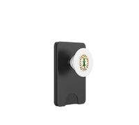 Gecko with Dragonflies Circle Design PopSockets PopWallet for MagSafe