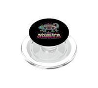 Geckoblaster Retro Gecko Boombox Music Eighties Nineties PopSockets PopGrip for MagSafe