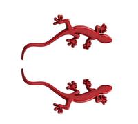 Geckoes Metal Car Decal Badge Stickers Set of 2 for Cool Auto Body & Interior Enhancement Customizing Your Vehicle Look Exterior Car Decoration