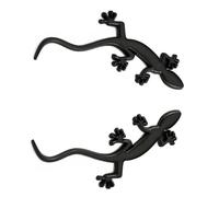 Geckoes Metal Car Decal Badge Stickers Set of 2 for Cool Auto Body & Interior Enhancement Customizing Your Vehicle Look Youth Car Decoration