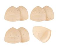 Geckowi Waterproof Swimsuit Bra Inserts Pads 3 Pairs Removable Bathing Suit Insert Bikini Push up Inserts A/B or C/D,D/E Cup, Thick Waterproof Bra Inserts, A/B