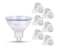 GECXGY MR16 Halogen Light Bulb 35W GU5.3 2 Pin Base, 12V 3000K Warm White Spotlight 36°Beam Angle 4000 Hours Lifespan Dimmable MR16 Halogen Bulb Dichroic -6Pack