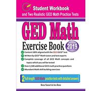 GED Math Exercise Book: Student Workbook and Two Realistic GED Math Tests