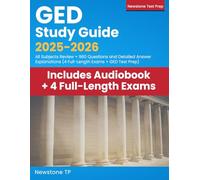 GED Study Guide 2025-2026: All Subjects Review + 960 Questions and Detailed Answer Explanations (4 Full-Length Exams + GED Test Prep)