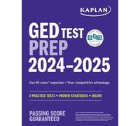 GED Test Prep 2024-2025: 1 Test in the Book + Proven Strategies + Online (Kaplan Test Prep)