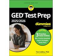 For Dummies – GED Test Prep 2025/2026 – Book + 3 Practice Tests Online