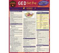 GED Test Prep - Science & Social Studies: A Quickstudy Laminated Reference Guide (Quickstudy Academic)