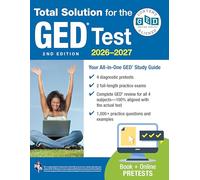 GED Total Solution, for the 2025-2026 GED Test: Certified GED Aligned Prep (Ged(r) Test Preparation)