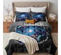 GEDAEUBA Space Planet Coverless Duvet Double 10.5 Tog