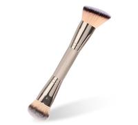 GEDEUBAN Double Ended Foundation Makeup Countour Brush, Dual Sided Contour Brushes for Cream Beauty Blending Liquid Powder