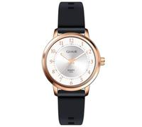 GEDIYAR Waterproof Rose Gold Watches for Women Ladies Easy Reader Quartz Analog Watches for Nurse Medical Professionals Students Women, G688W-white black, GEDIYAR