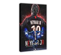 GeDiz Superstar Athlete Neymar Jr Football Sports Poster (15) Canvas Poster Wall Art Decor Print Picture Paintings for Living Room Bedroom Decoration Frame-style 12x18inch(30x45cm)