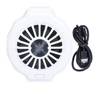 GEDMRT Phone Cooler with Semiconductor Tech | 3 - Second Fast Cooling for Gaming Phones | Cooling Fan for Brand A/Other OS | Portable ABS Radiator, USB - C