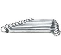 GEDORE 1.2208 Double Ring Spanner Set 12 Piece DIN838 SW6x7-30x32 mm GEDORE ISO3318/1085