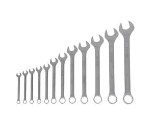 GEDORE 12-pc. Combination spanner set, AF 10-32 mm, 15° angled, Bi-hex, UD profile, Spanner set, 7-012