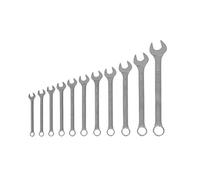GEDORE 12-pc. Combination spanner set, AF 8-22 mm, 15° angled, Bi-hex, UD profile, Spanner set, 7-011