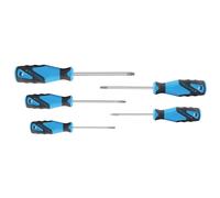 GEDORE 5-piece Screwdriver set, Screwdriver set for Torx screws, 3-component handle, Tool, 2163 TX-05