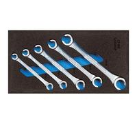 Gedore 1500 CT1-400 Set of Open Flare nut spanners in 1/3 CT Module