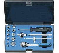 Gedore 20EMU-3 1/4-Inch Tool Set - Blue/Silver (16-Piece)
