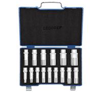 Gedore 2190214 Socket Wrench Set 1/2" 15 Pieces UD 10-32 mm