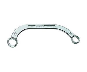 Gedore 30411X13 Half-moon ring spanner 11x13mm - silver