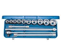 Gedore 32EMU-2 3/4-Inch Tool Set - Blue/Silver (14-Piece)