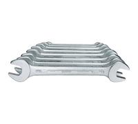 Gedore Double open ended spanner set 8 pcs 6-22 mm