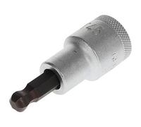 GEDORE Screwdriver bit socket Torx, Short, T45, AF 7.82 mm, 1/2" 12.5 mm, Screwdriver bit socket, Tool, ITX 19 T45