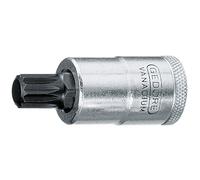 Gedore 6159780 Screwdriver Bit Socket 1/2" XZN multi-point M12