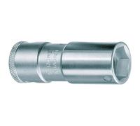 Gedore 57MH 1/2 18 mm Spark Plug Socket with Magnet - Silver