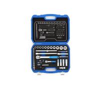 GEDORE 69-piece Socket spanner set, 1/4" + 1/2", Tool, Sockets ratchet bits, for Automotive, 19 BMC 20, Blue