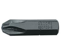 Gedore 690 PZD 2 L S-010 Screwdriver Bits 1/4 Inch Pack of 10 PZ 2 L