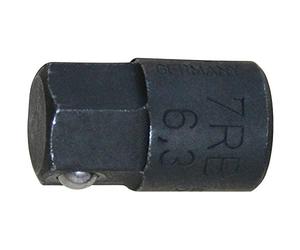 Gedore 7RB-6,3 10 mm 1/4-Inch 6 Hex Screws Bit Adaptor - Black