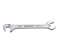 Gedore 8-4 4 mm Small Double Ended Midget Spanner - Silver