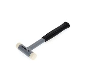 Gedore 8828950 Non-Rebound Soft Hammer, Diameter 30 mm, Steel Tube Handle, Interchangeable Polyamide Heads