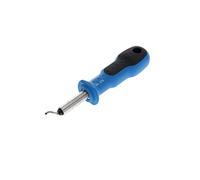 GEDORE Deburrer, 1/4" 6.3 mm, for Deburring workpiece edges, Freely swivelling, Plastic handle, 8730
