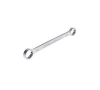 GEDORE Double-ended ring spanner, AF 19+22 mm, Straight, Flat, Slender, Bi-hex, UD profile, Spanner, 4 19X22